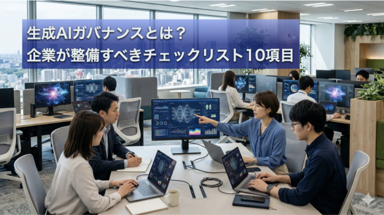 生成AIガバナンスとは？企業が今すぐ準備すべき10項目のチェックリスト