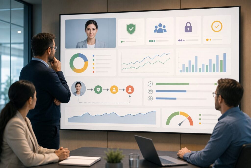 AI接客を検討する企業の様子