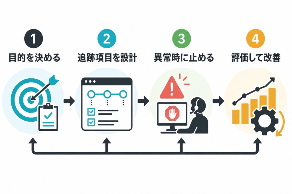 AIエージェントの監視を導入する4ステップ